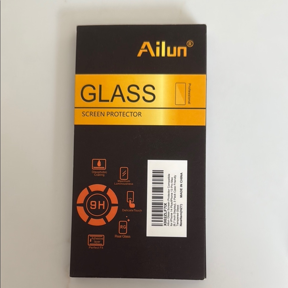 iPhone 14 Plus/13 Pro Glass Screen Protector 3 PACK